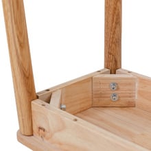 3 Seater Danish Rubberwood Dining Bench